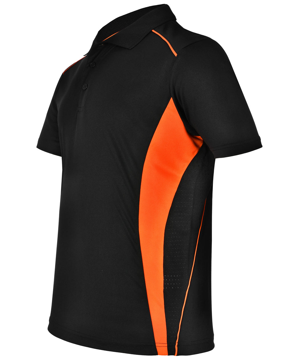 Pursuit Polo Men's - Black/Orange - View