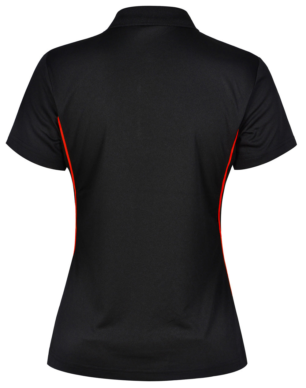 Pursuit Polo Ladies' - Black/Red - Back