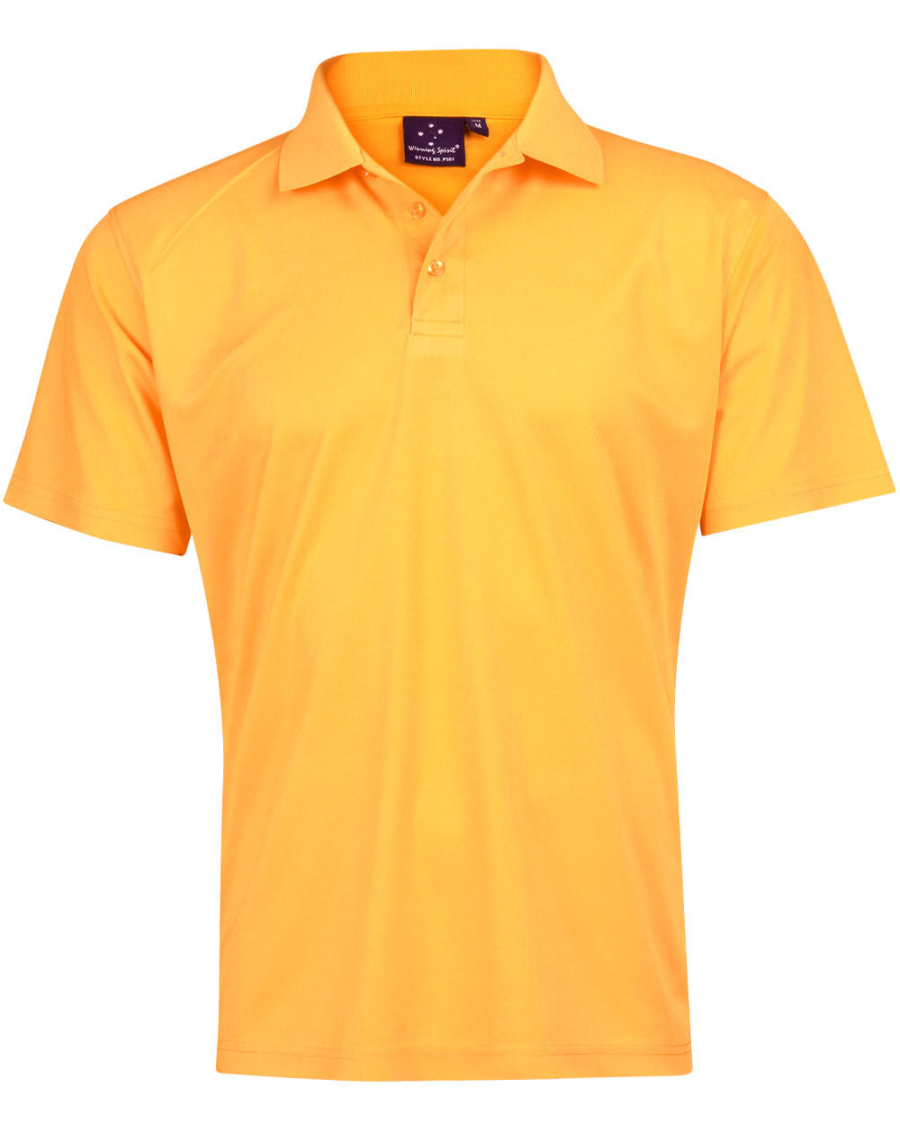 Kids' Cooldry Pique Soild Colour S/S Polo - PS81K - Gold