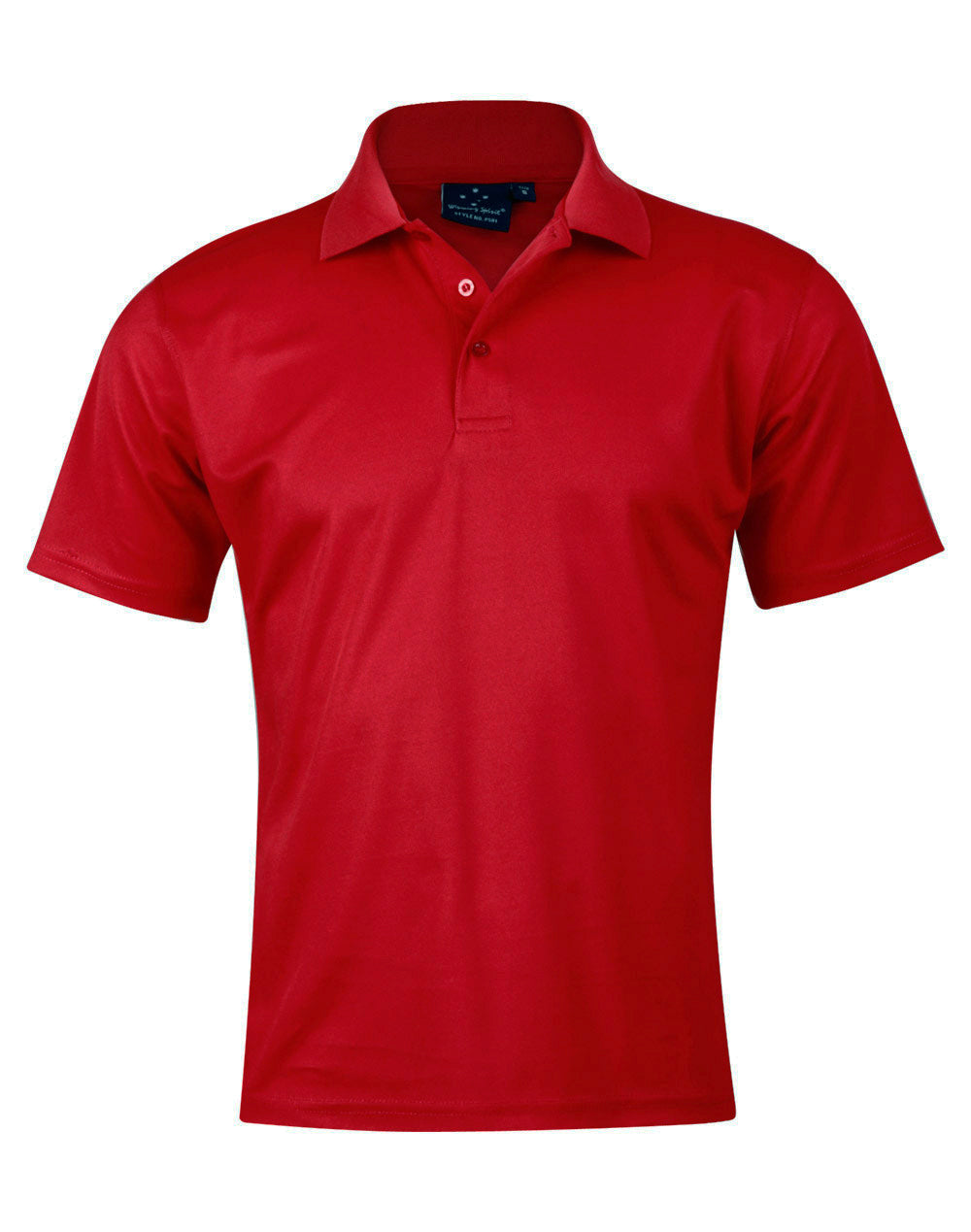 Men's Cooldry Pique Soild Colour S/S Polo - PS81 - Red