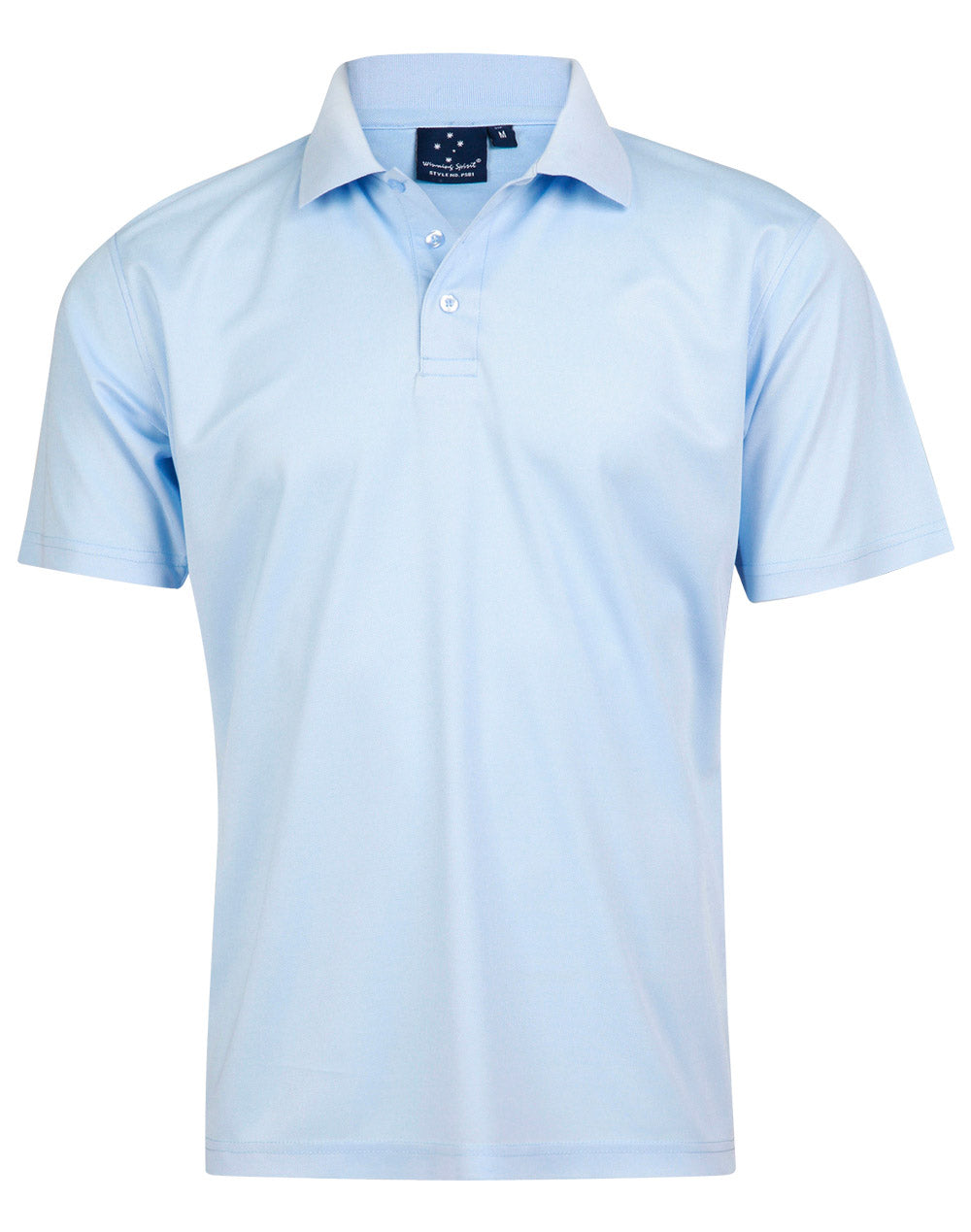 Men's Cooldry Pique Soild Colour S/S Polo - PS81 - Skyblue
