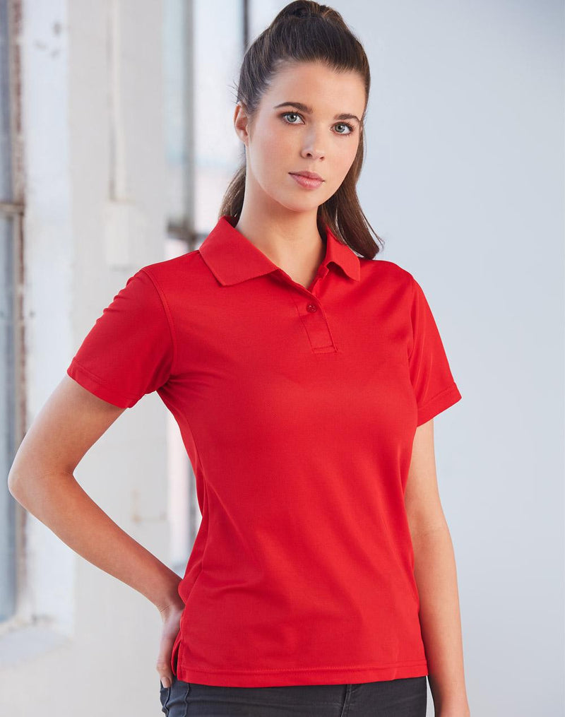 Winning Spirit Ladies' Cooldry Pique Soild Colour S/S Polo PS82