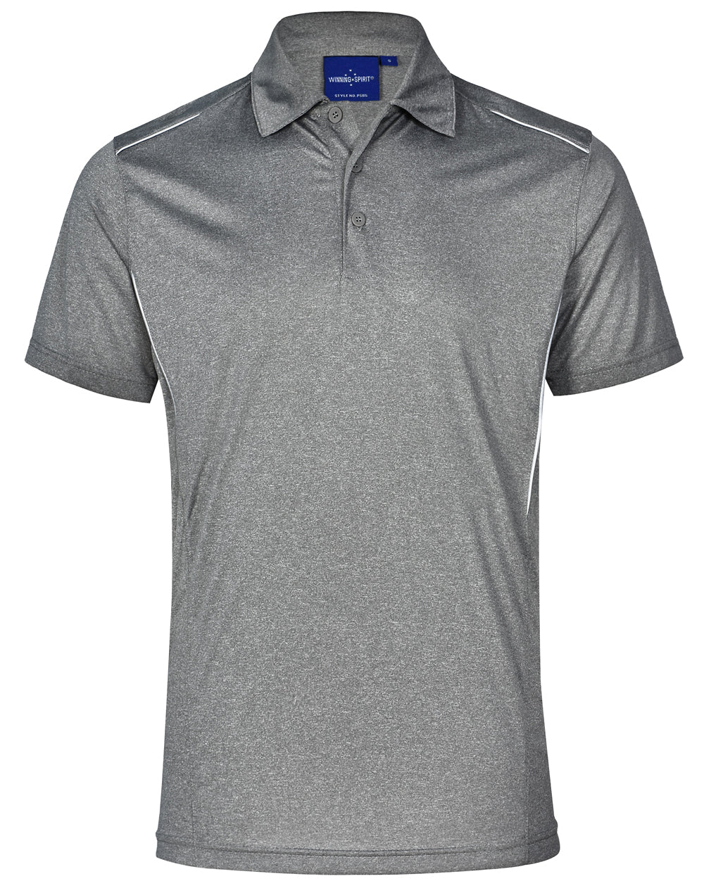 Men's Ultra Dry Cationic Short Sleeve Polo - PS85 - Silver Grey