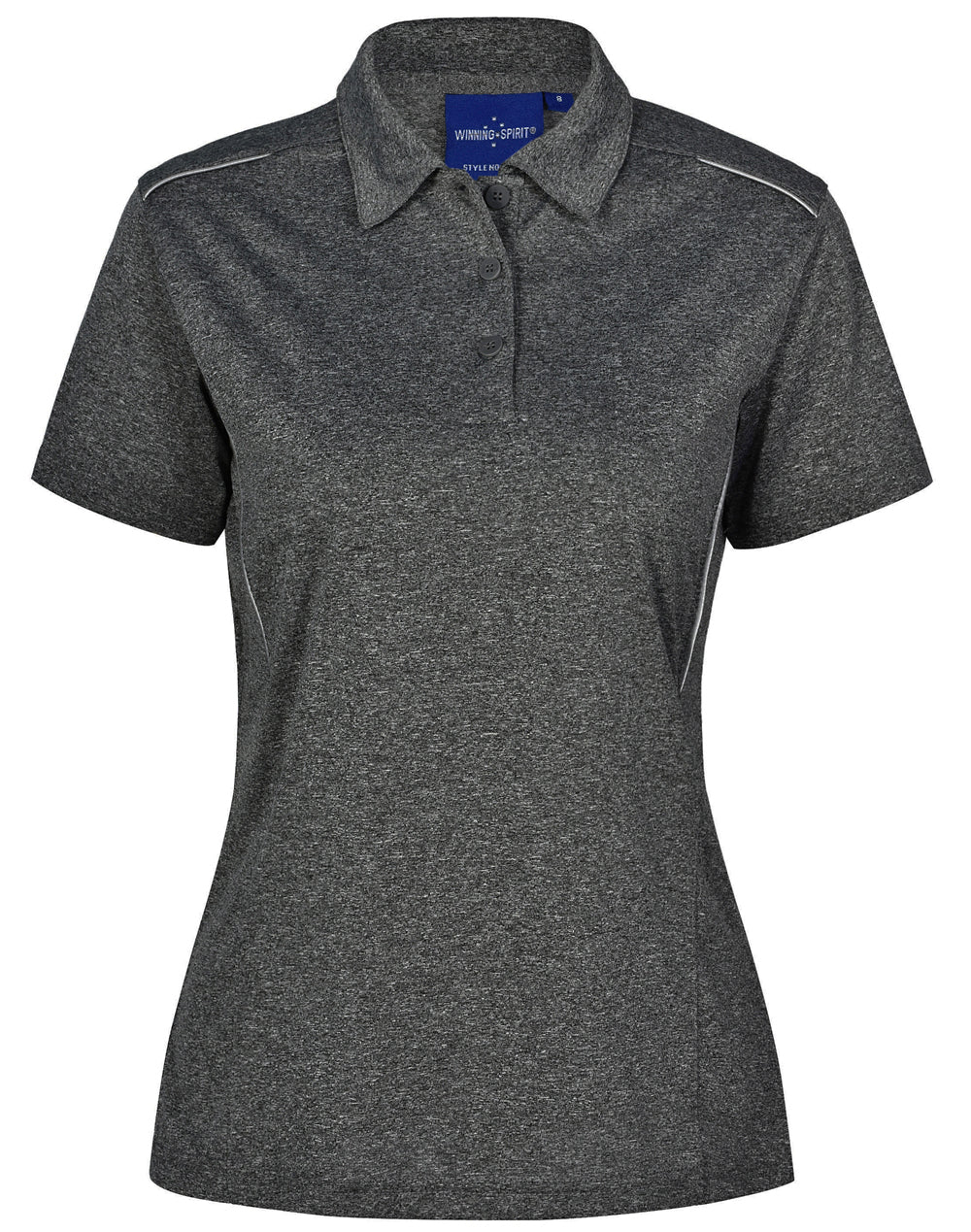 Ladies' Ultra Dry Cationic Short Sleeve Polo - PS86 - Black