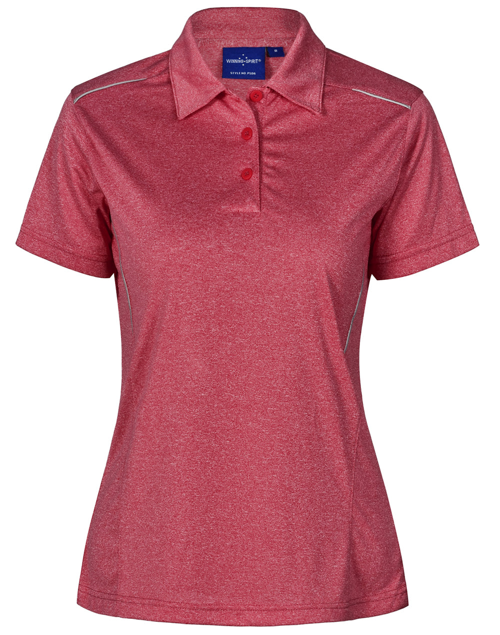 Ladies' Ultra Dry Cationic Short Sleeve Polo - PS86 - Red