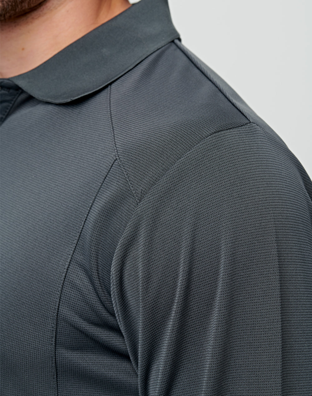 Men's Bamboo Charcoal L/S Polo - PS89 - Winning Spirit