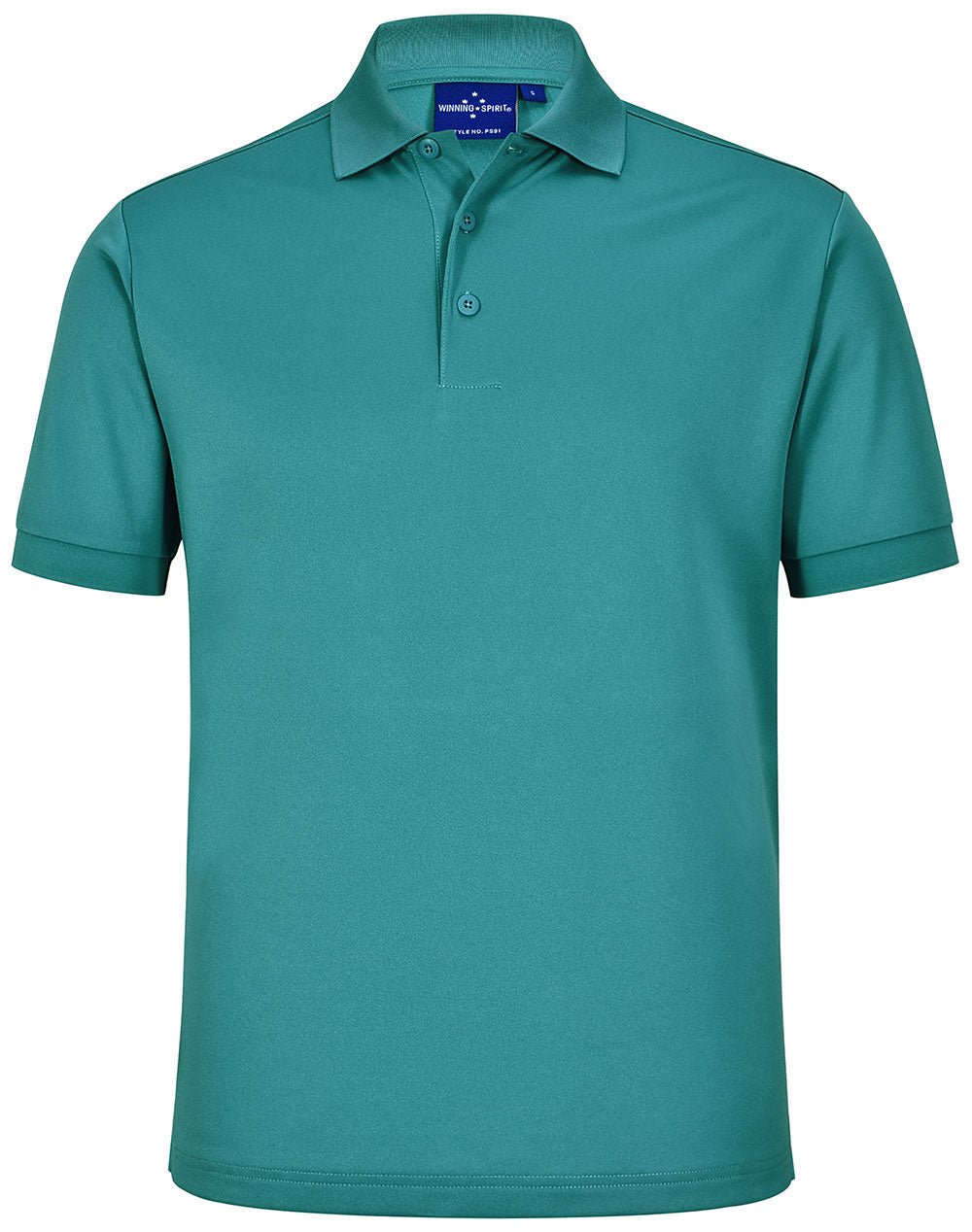 Men's Sustainable Poly/Cotton Corporate S/S Polo - PS91 - Teal