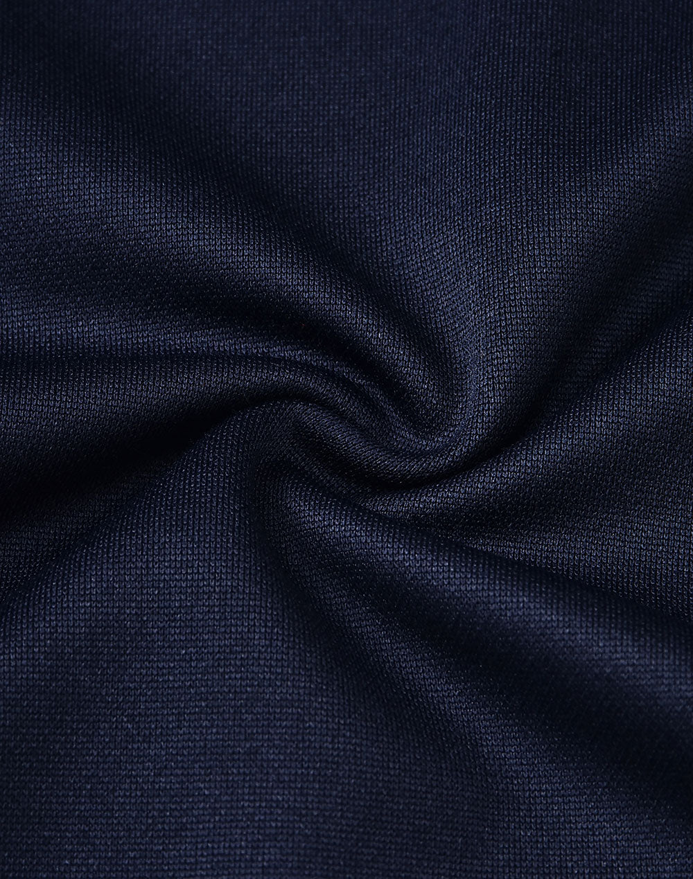 Kids Sustainable Poly/Cotton Contrast Ss Polo - Navy/Aqua Blue - Fabric