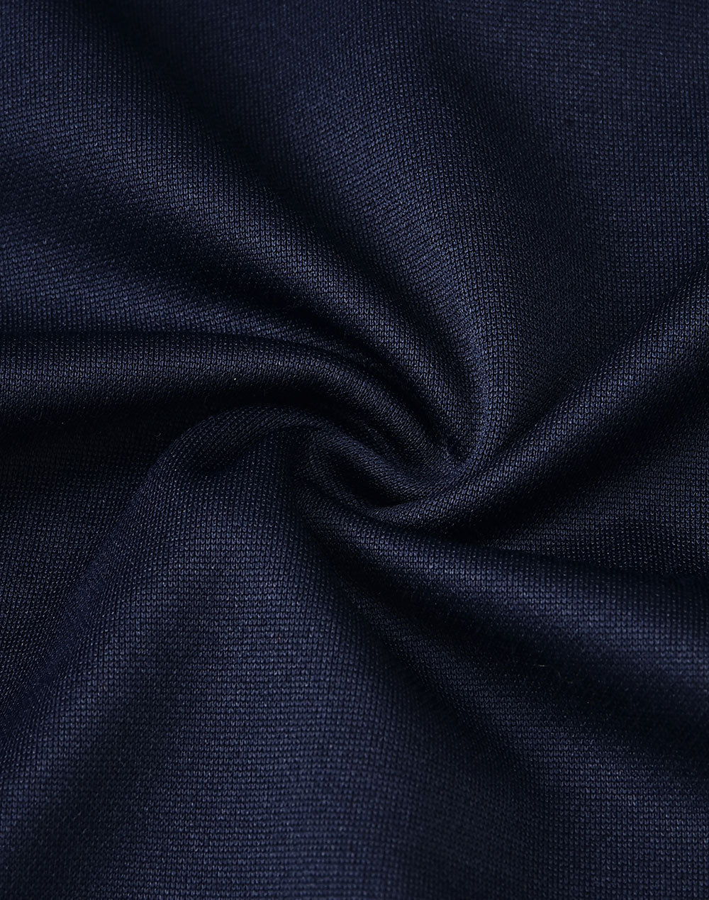 Kids Sustainable Poly/Cotton Contrast Ss Polo - Navy/White - Fabric