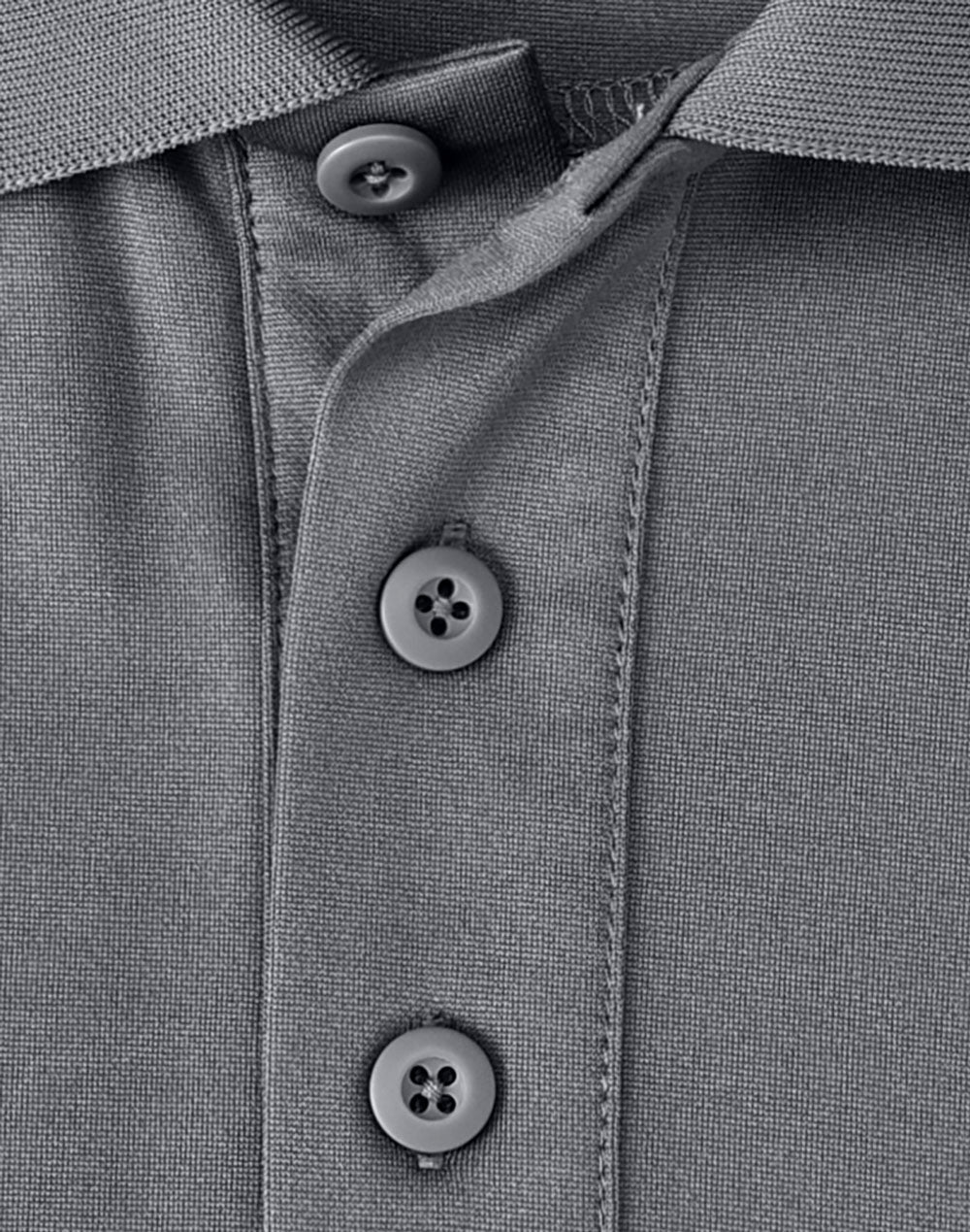 Mens Sustainable Poly/Cotton Contrast Ss Polo - Ash/Lime - View