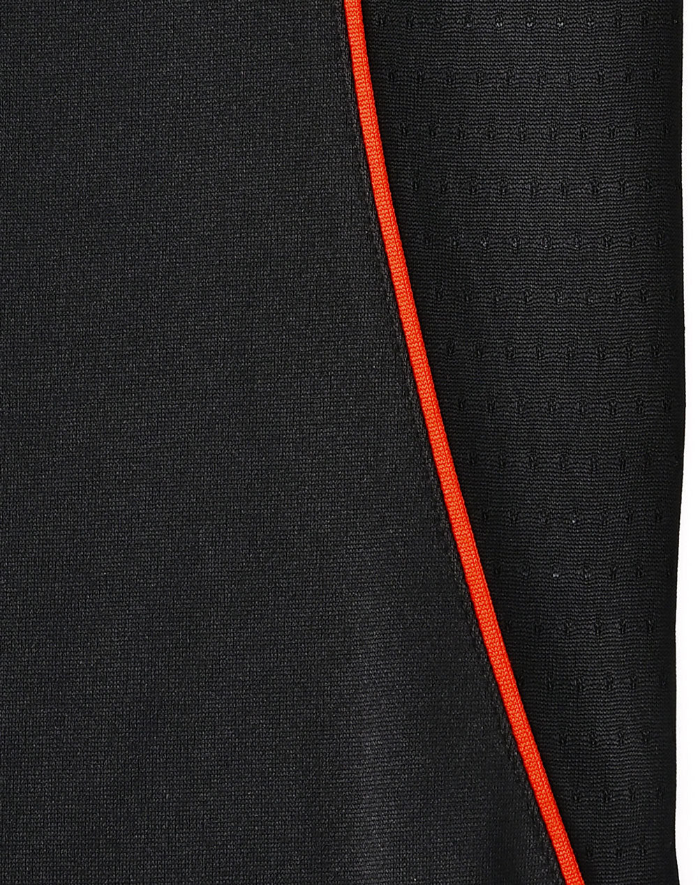 Mens Sustainable Poly/Cotton Contrast Ss Polo - Black/Red - View