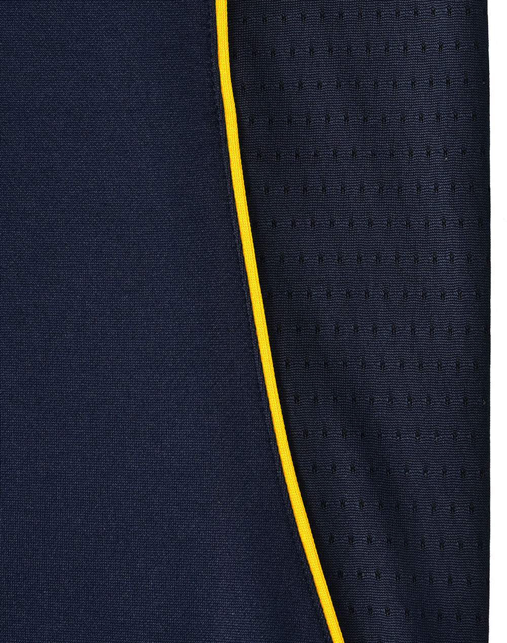 Mens Sustainable Poly/Cotton Contrast Ss Polo - Navy/Gold - View