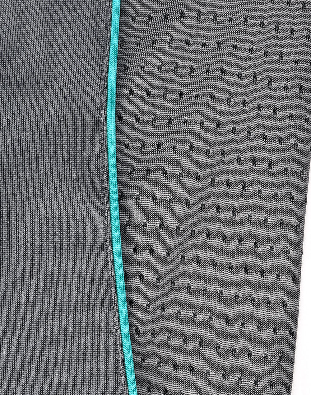 Ladies Sustainable Poly/Cotton Contrast Ss Polo - Ash/Teal - View