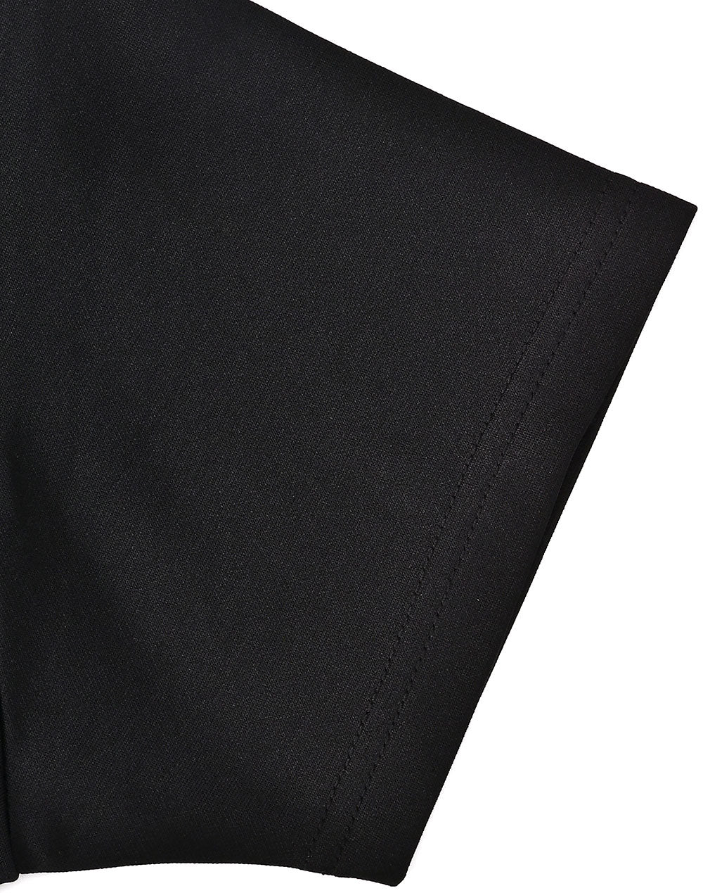 Ladies Sustainable Poly/Cotton Contrast Ss Polo - Black/Teal - View
