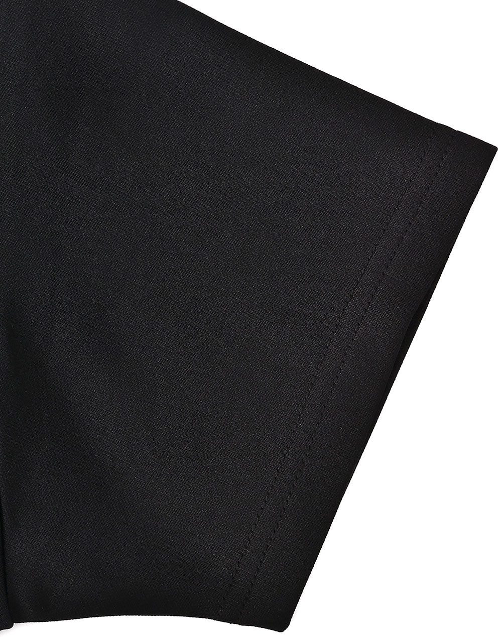 Ladies Sustainable Poly/Cotton Contrast Ss Polo - Black/White - View