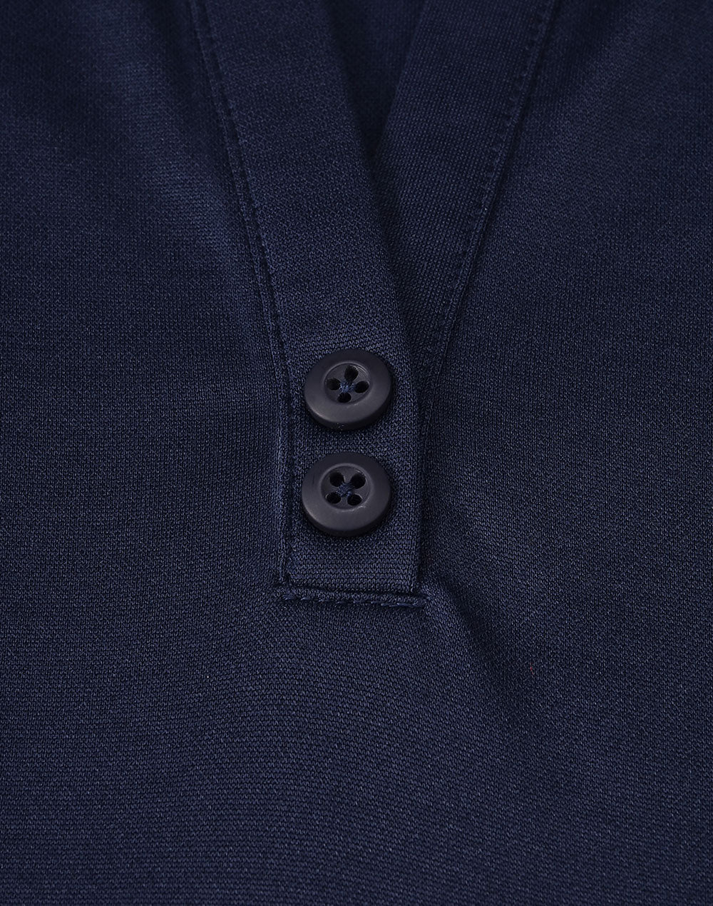 Ladies Sustainable Poly/Cotton Contrast Ss Polo - Navy/Aqua Blue - View