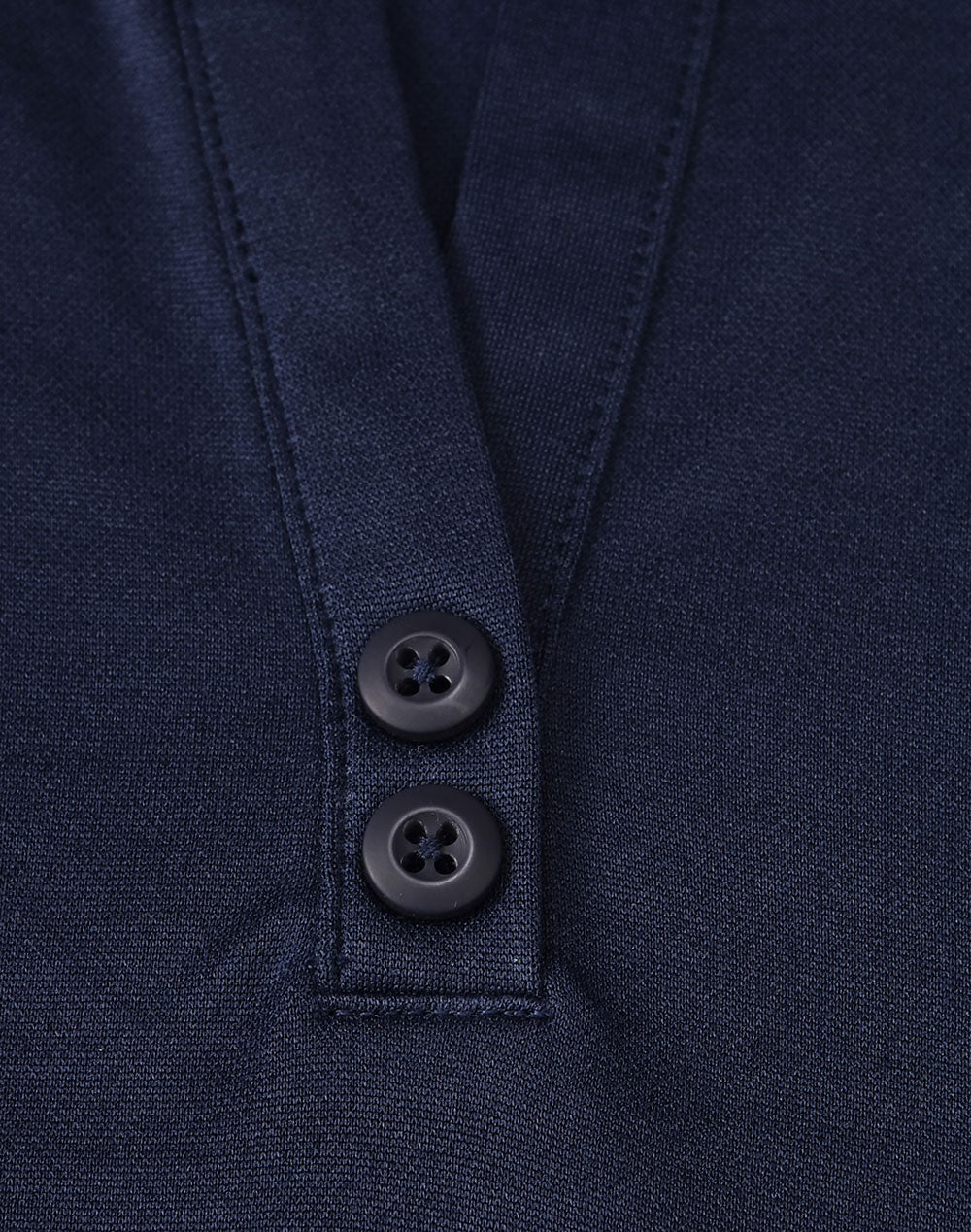 Ladies Sustainable Poly/Cotton Contrast Ss Polo - Navy/Gold - View