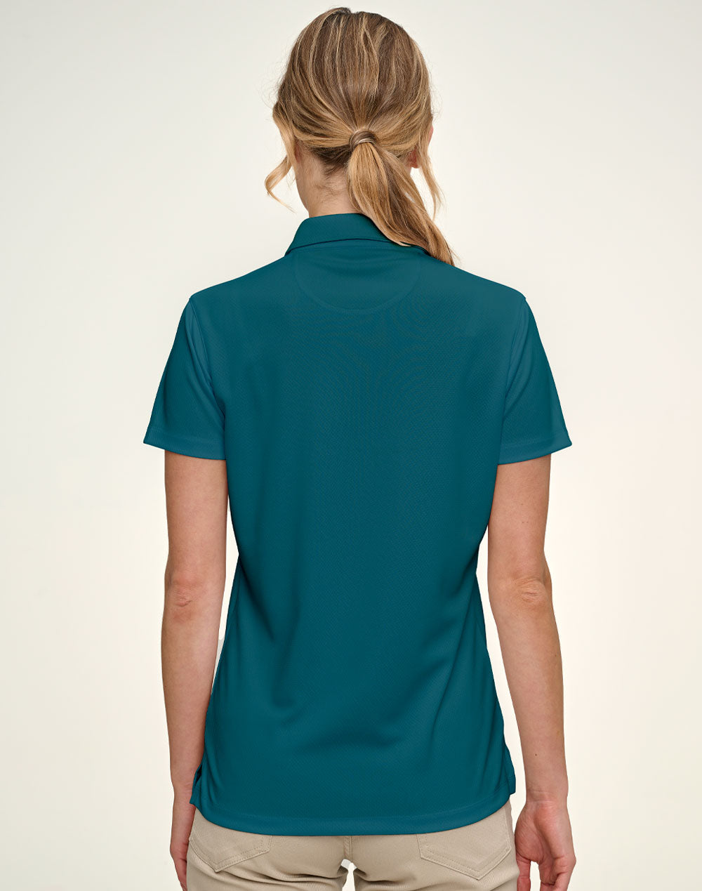Ladies' Sustainable Jacquard Knit S/S Polo - PS96 - Winning Spirit