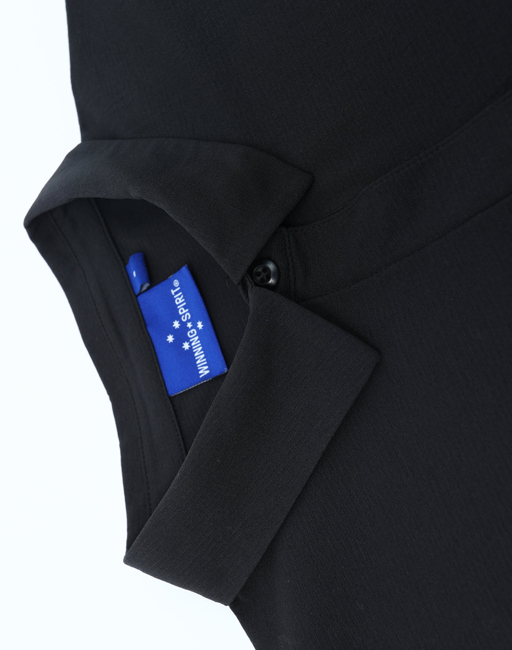 Womens High Performance Graphene Polo - Black - View