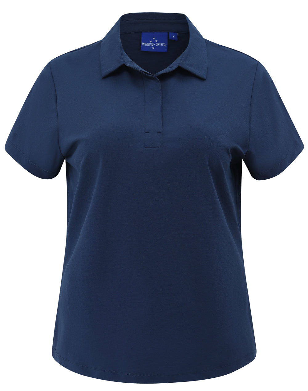 Womens High Performance Graphene Polo - Navy - Front
