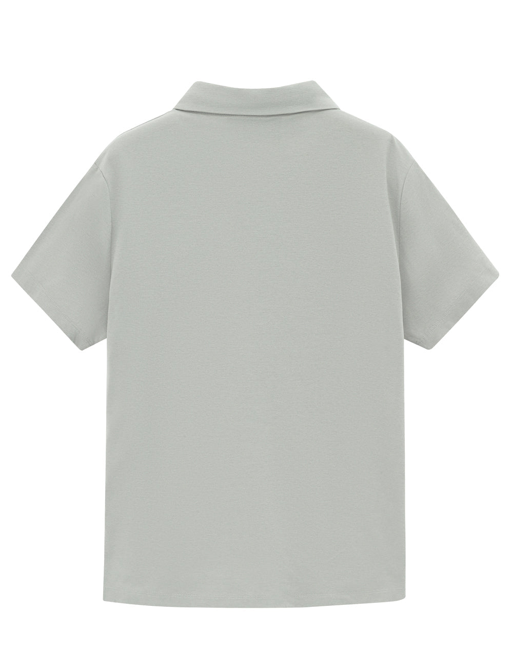 Womens High Performance Graphene Polo - Silver Grey - Back
