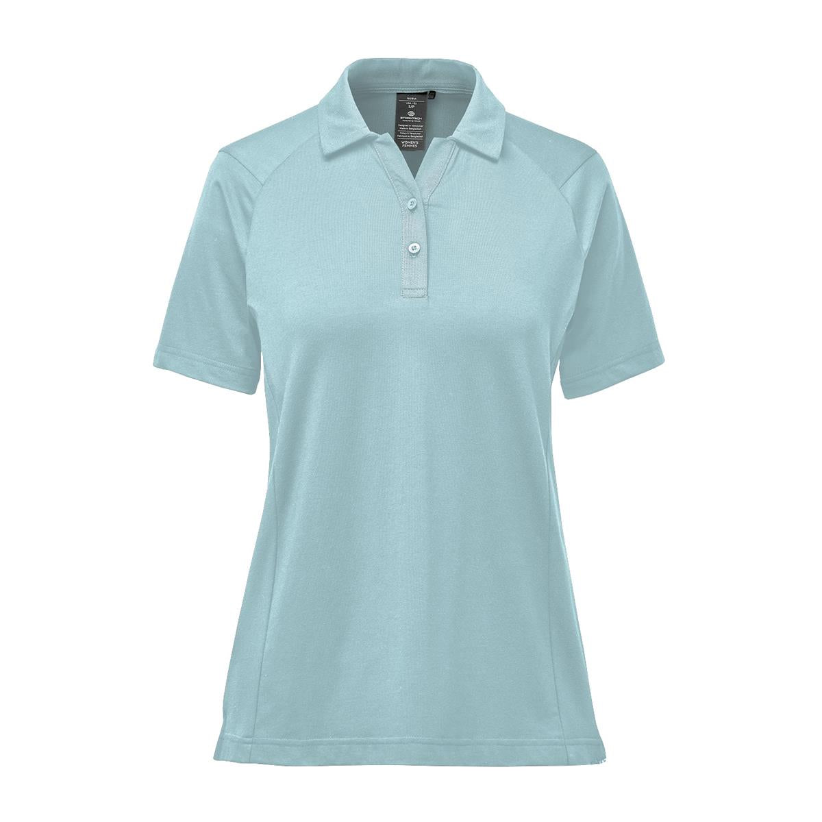 Women's Oasis Polo - Ice Blue - Front