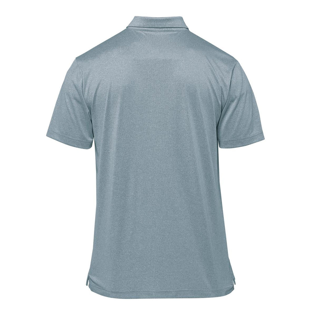 Men's Volante H2X-DRY Polo - Retro Blue Heather - Back