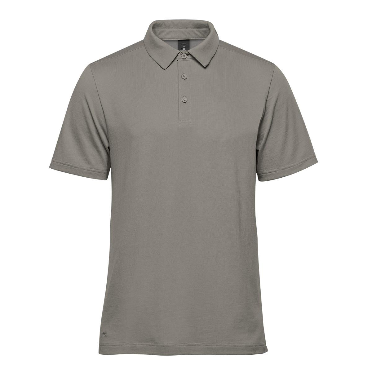 Men's Nevada Micro Pique Polo - Granite - Front