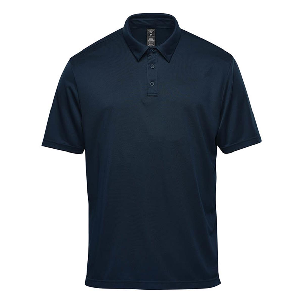 Men's Treeline Performance Short Sleeve Polo - Navy - Front