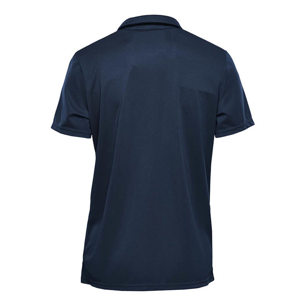 Women's Treeline Performance Short Sleeve Polo - Navy - Back