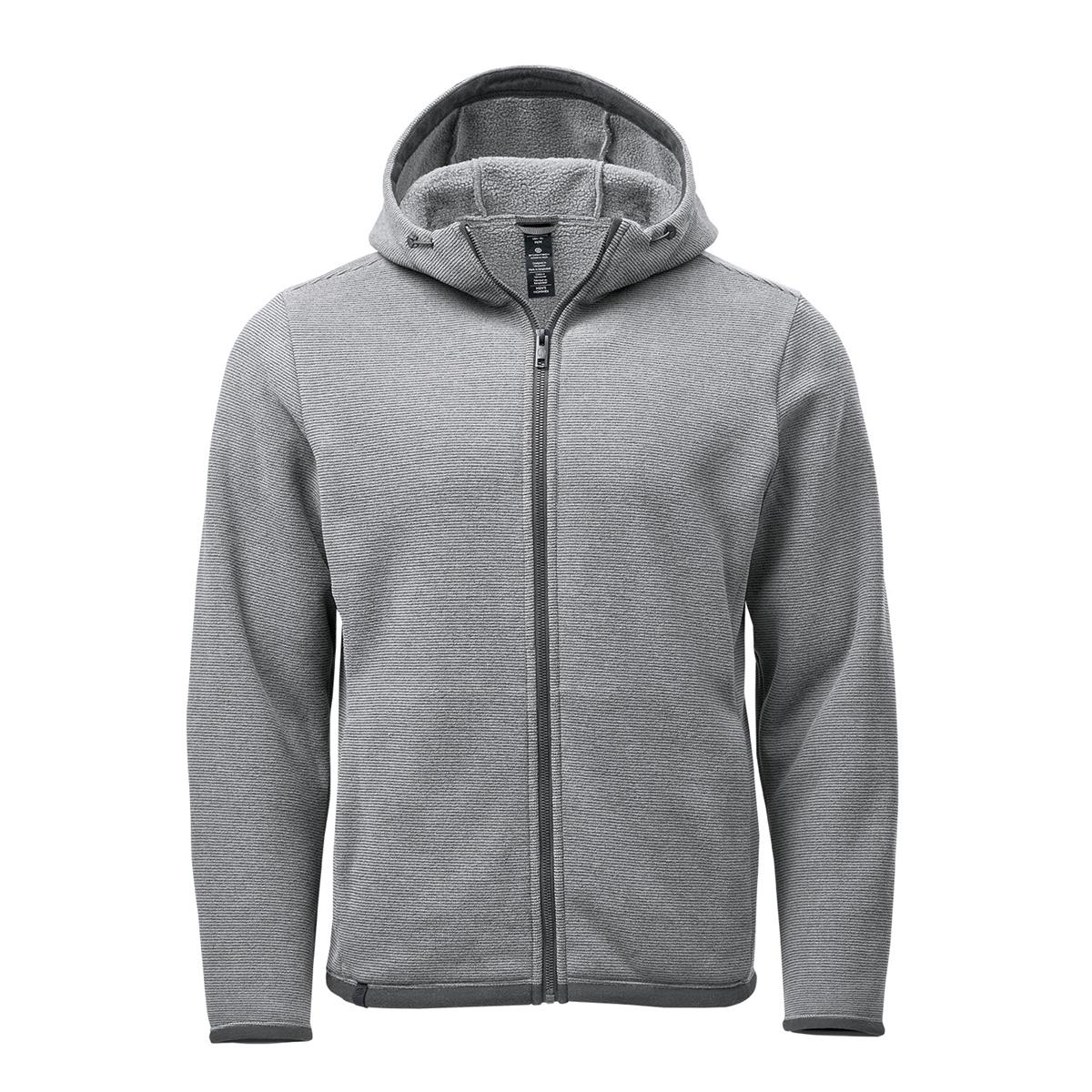Men's Medusa Fleece Hoody - Zinc Stripe - Front