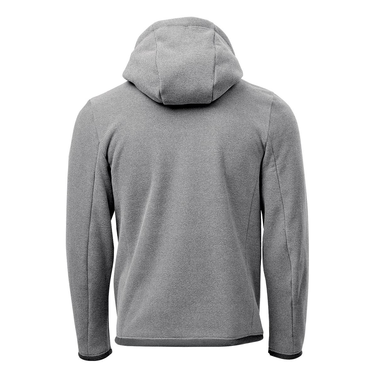 Men's Medusa Fleece Hoody - Zinc Stripe - Back