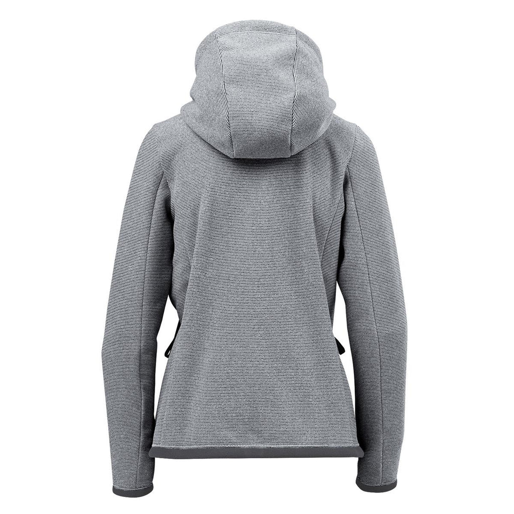 Women's Medusa Fleece Hoody - Zinc Stripe - Back