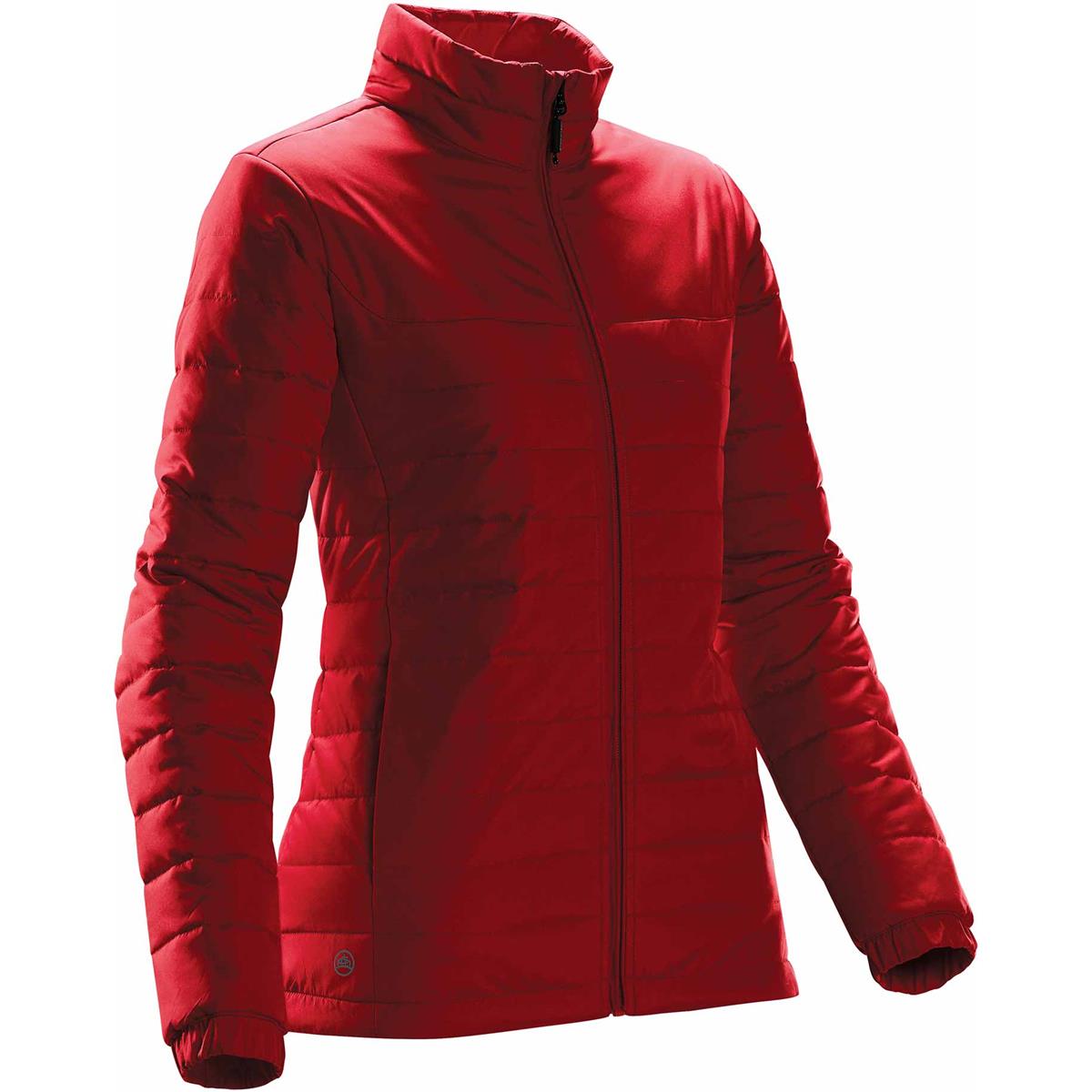 Women's Nautilus Quilted Jacket - Bright Red - Back
