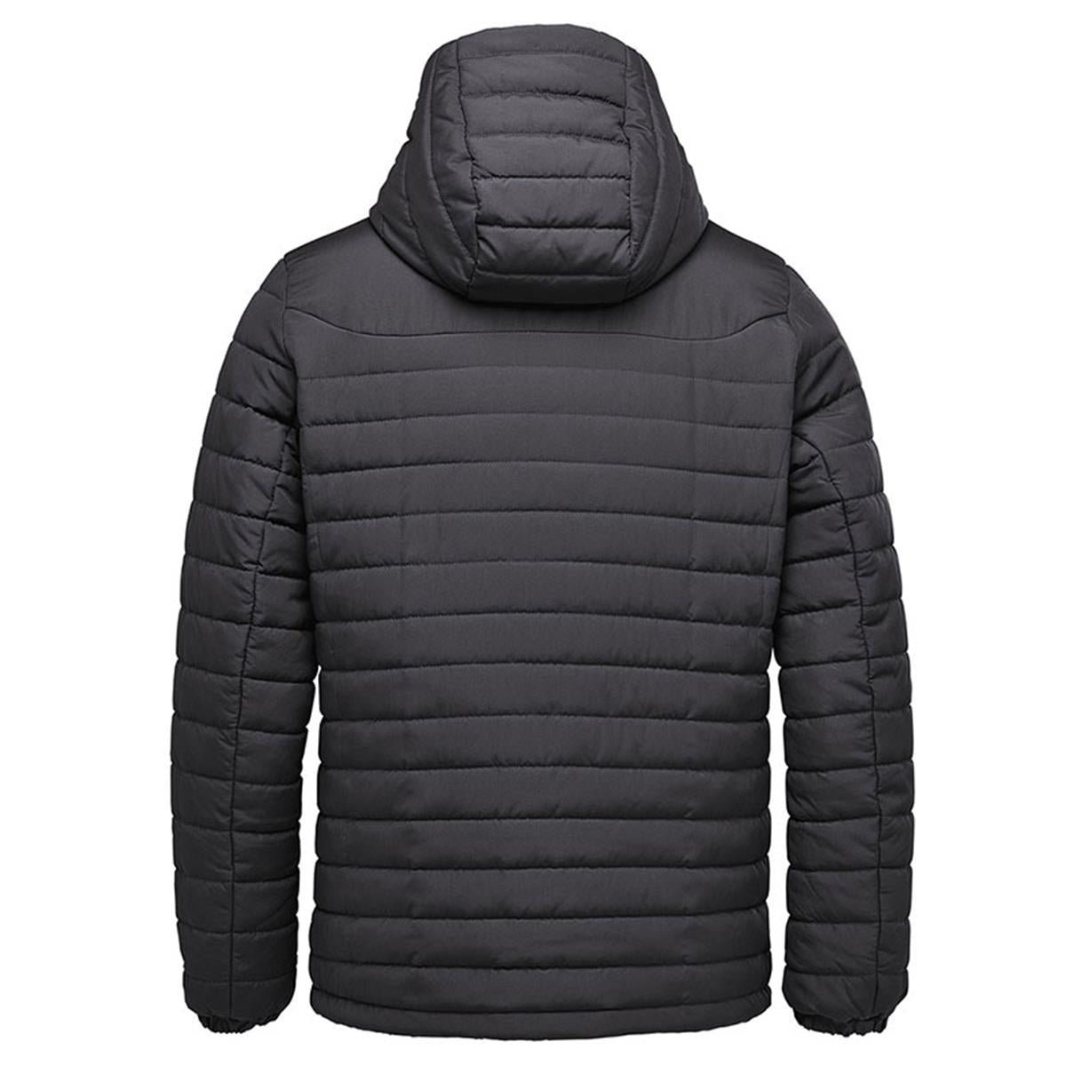 Men's Nautilus Quilted Hoody - Black - Back