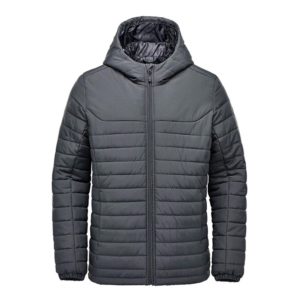 Men's Nautilus Quilted Hoody - Dolphin - Front