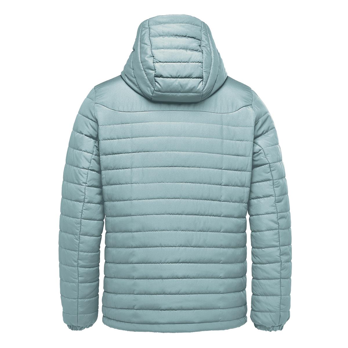 Men's Nautilus Quilted Hoody - Ice Blue - Back