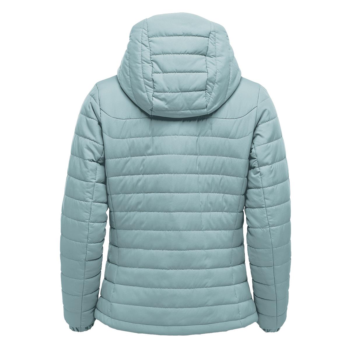 Women's Nautilus Quilted Hoody - Ice Blue - Back