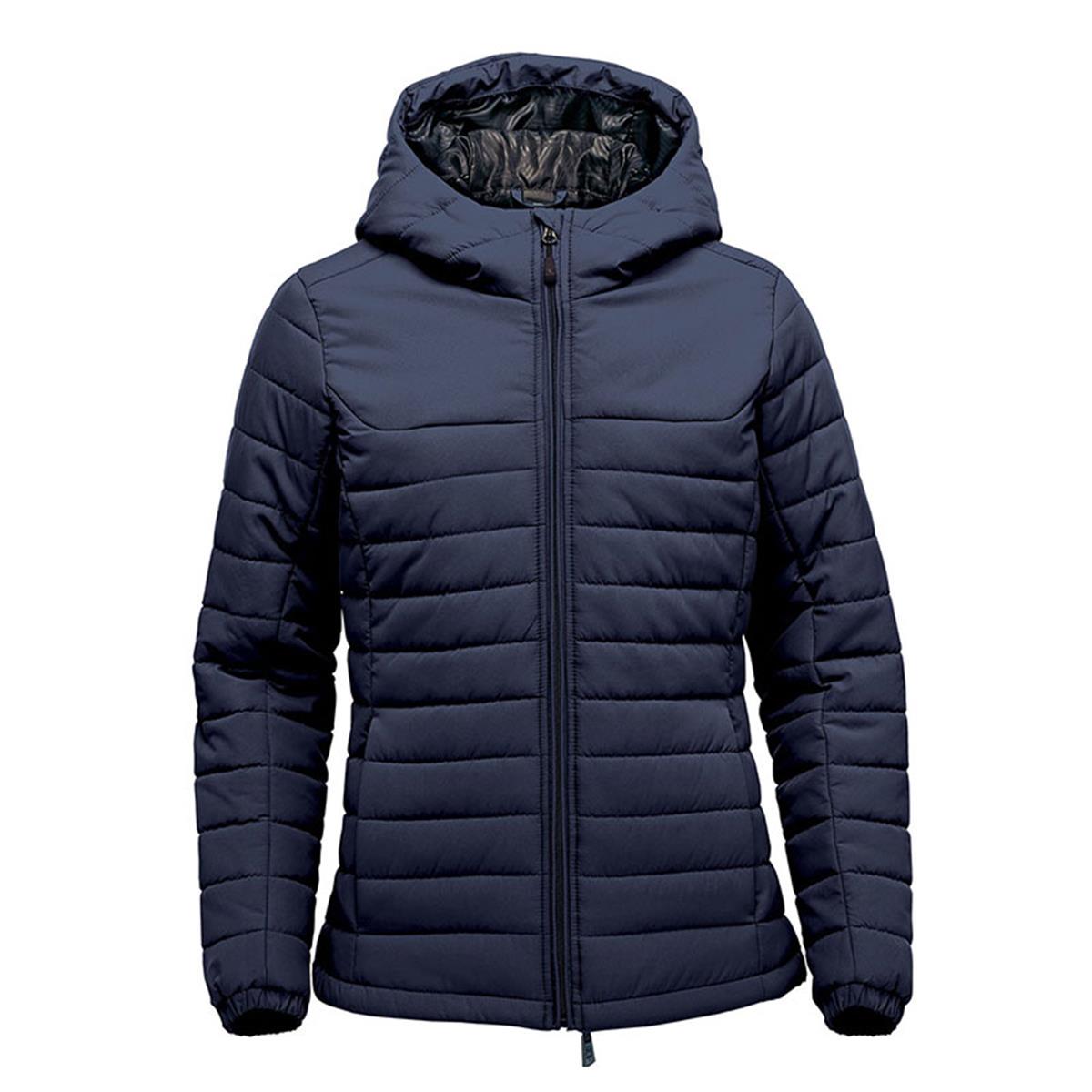 Women's Nautilus Quilted Hoody - Navy - Front