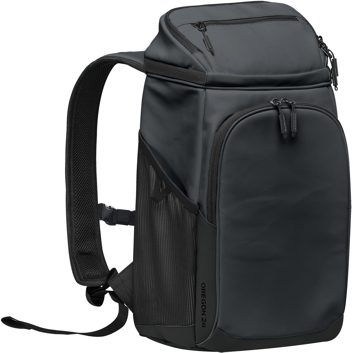 Oregon 24 Cooler Backpack - Graphite / Black - Front