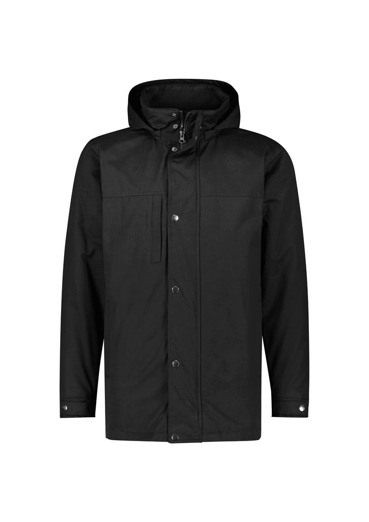 Melbourne Mens Comfort Jacket - Black - Front