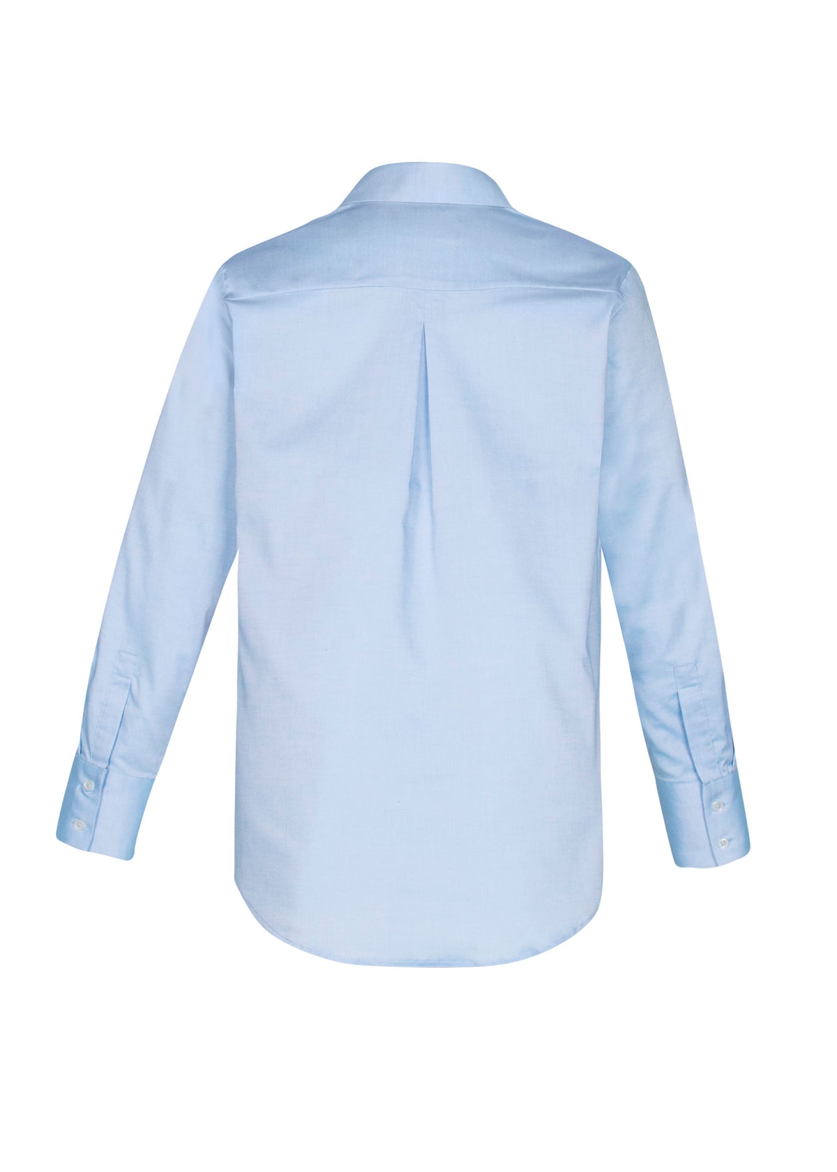 Camden Womens Long Sleeve Shirt - Blue - Back