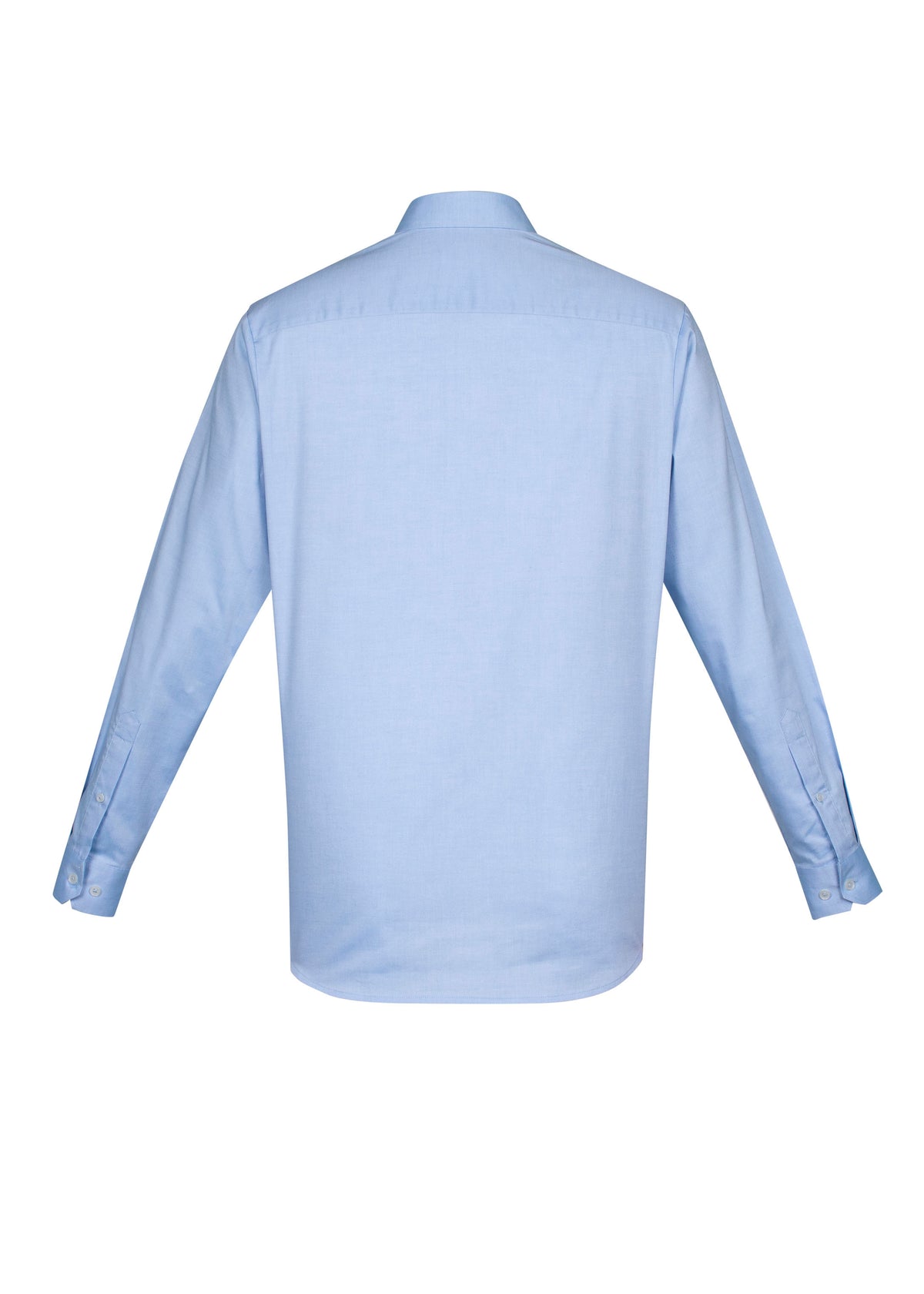 Camden Mens Long Sleeve Shirt - Blue - Back