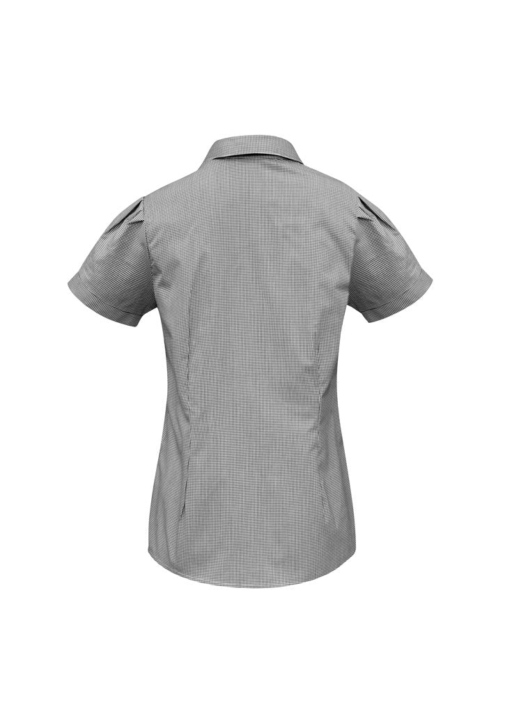 Edge Womens Short Sleeve Shirt - Black - Back