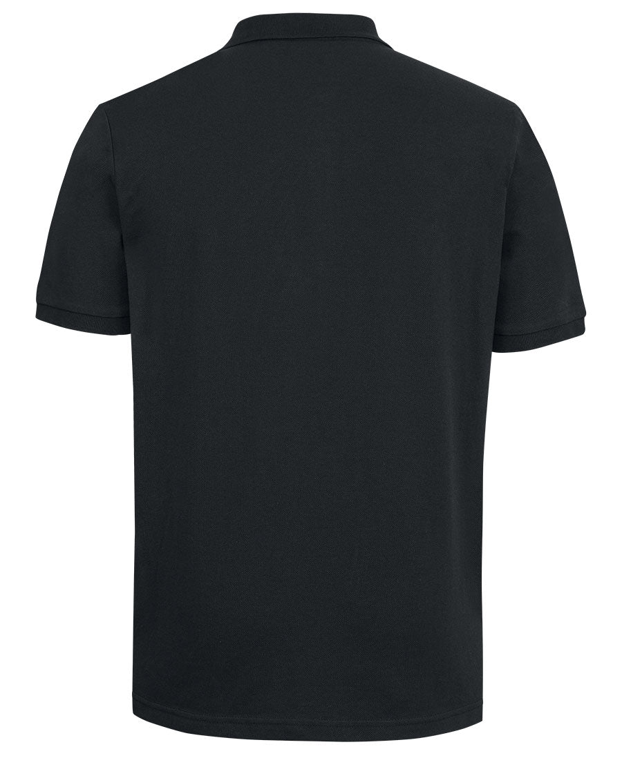 C of C Pique Polo - Black - Back