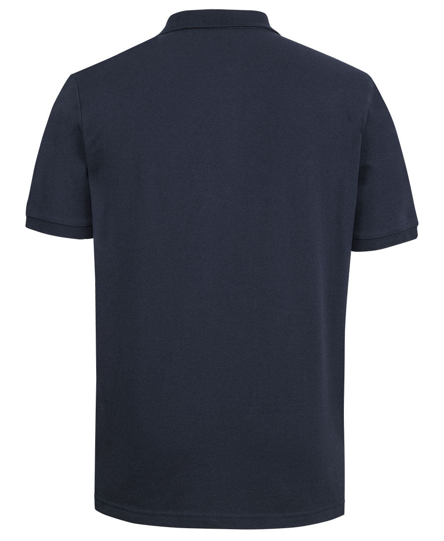 C of C Pique Polo - Navy - Back