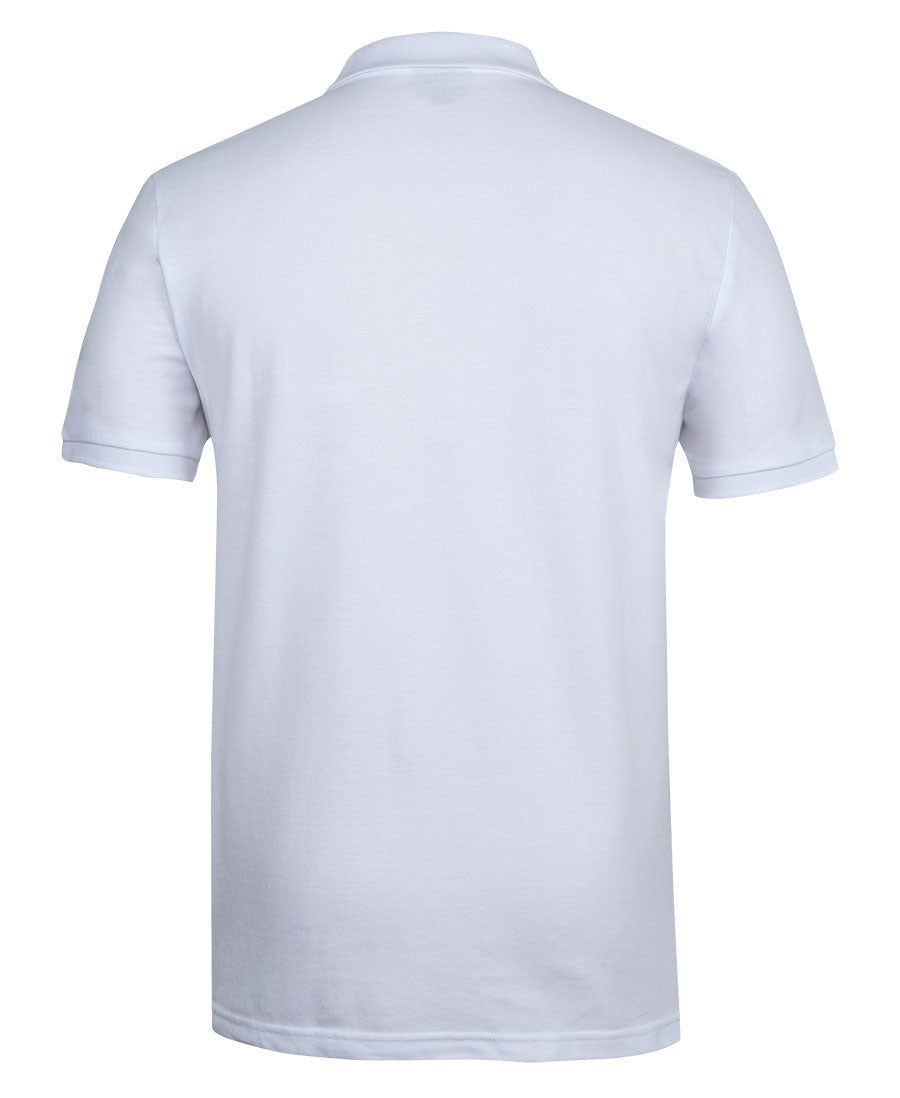 C of C Pique Polo - White - Back