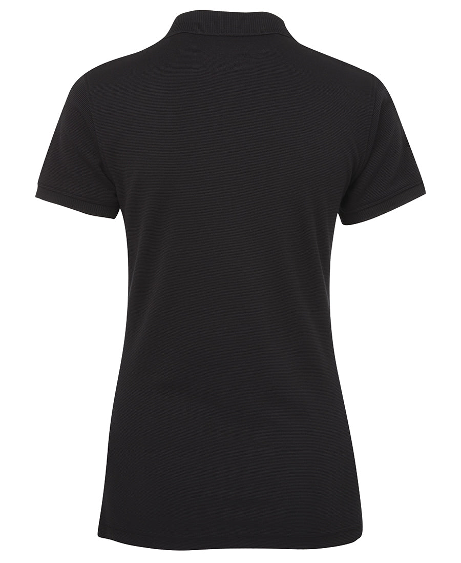 C of C Ladies Ottoman Polo - Black - Back