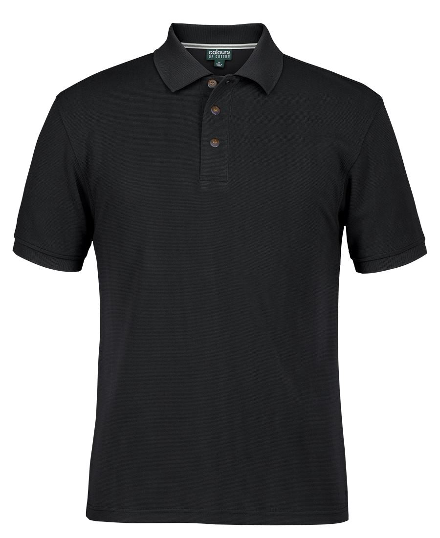 C of C Ottoman Polo - Black - Front