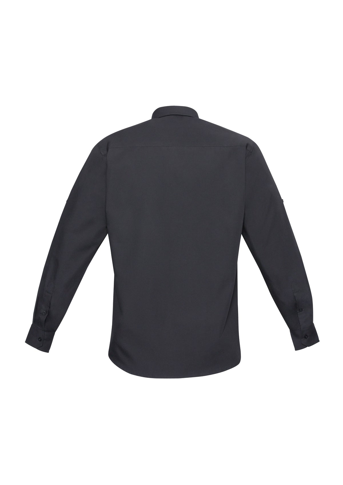Bondi Mens Long Sleeve Shirt - Charcoal - Back